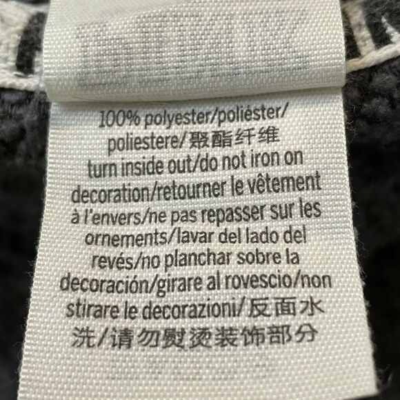 Victoria’s Secret PINK Jacket S Plush Teddy Half-Zip Fleece Steel Gray Fleece - Picture 5 of 6